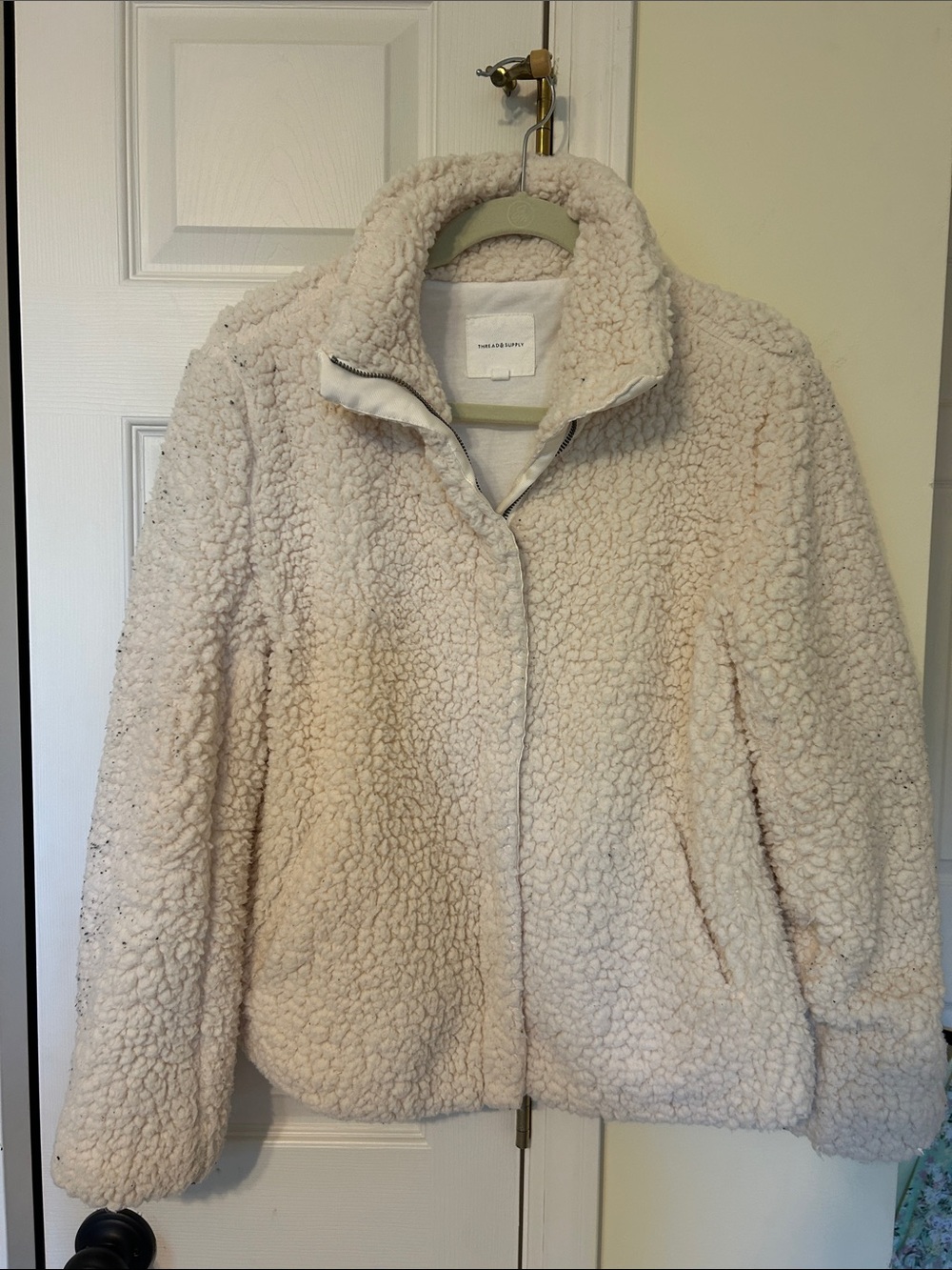 Thread &Supply cream Sherpa jacket